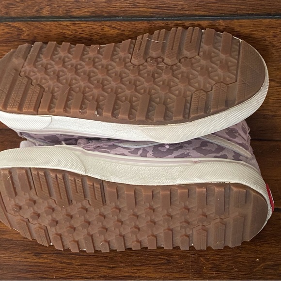 Toddler VANS Skate High Tops Purple Leopard - Picture 6 of 6